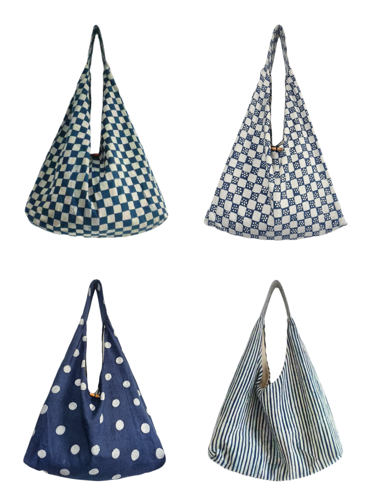 Sac à bandoulière décontracté tie dye fait main à la mode, sac fourre-tout pour femme
