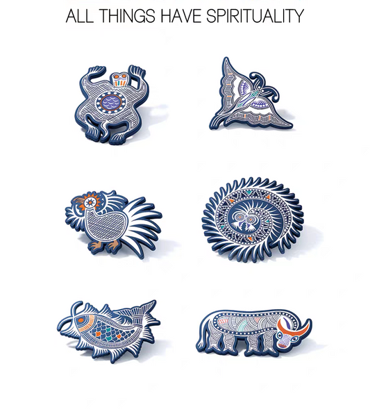 Broche en métal faite à la main, badge en métal, cadeau pour amoureux des animaux, cadeau d'anniversaire, souvenir Miao du Guizhou